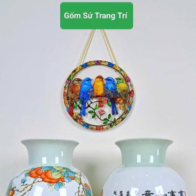 Cặp Bình Sứ Hoạ Tiết - Sự Sự Như Ý - sản phẩm gốm sứ cao cấp của gốm sứ trang trí